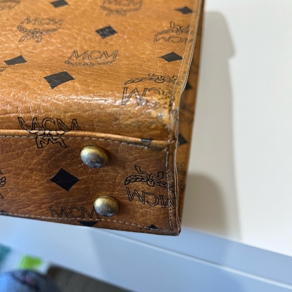 MCM VINTAGE DOCUMENT/LAPTOP BAG - Picture 10 of 16